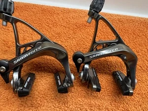 Sram Force Mechanical Brake caliper set for road bike grey front and rear brakes - Picture 1 of 7