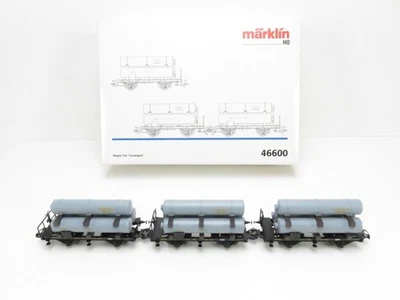 Märklin: Three Gas Cars Set of the K.Bay.Sts.B. / #46600 - BRAND NEW! - Image 1 of 4