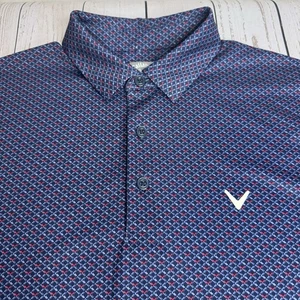 Camisa Polo Callaway Opti-Dri Golf Elastizada UPF Absorción Rendimiento Para Hombres M Azul Marino - Imagen 1 de 8