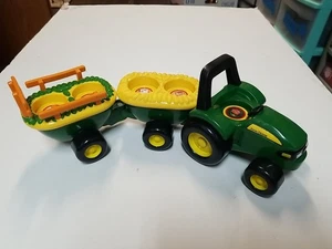 Tomy John Deere Tractor Toy with Animal Carts - Farm Playset for Kids - Picture 1 of 3