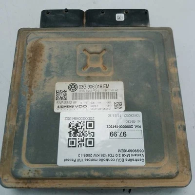 Centralina ECU controllo motore VW Passat Variant MK6 2.0 TDI 125 KW 2005-10 03G - Immagine 1 di 3