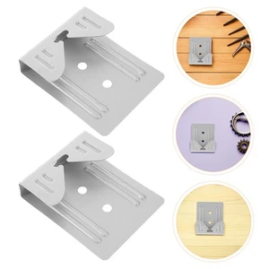 12pcs Metal Mirror Clips for Wall Mounting - Mirror Holder Clips Heavy Hangers - Picture 1 of 12