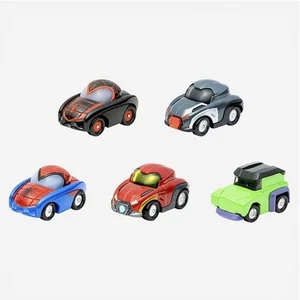 Marvel GO Diecast Car Set Collection Iron Man,Hulk,Spider-man,War Machine,Miles - Picture 1 of 3