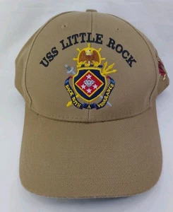 Cappello berretto baseball USS Little Rock LCS 9 logo The Corps beige taglia unica - Foto 1 di 10