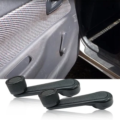 Window Crank Door Handle Pair Set For Toyota 1995-04 Tacoma 1973-95 Pickup Gray — 第 1/4 张图片