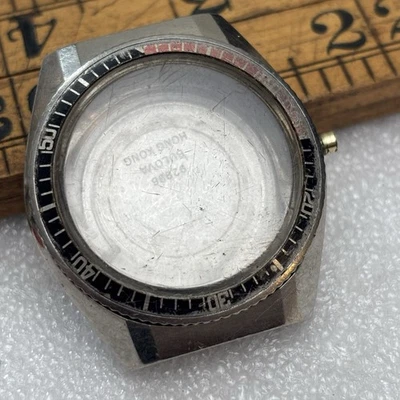 Vintage 1980 Bulova Caravelle '92886' Divers CASE Only Replacement Part Repair - Image 1 of 4