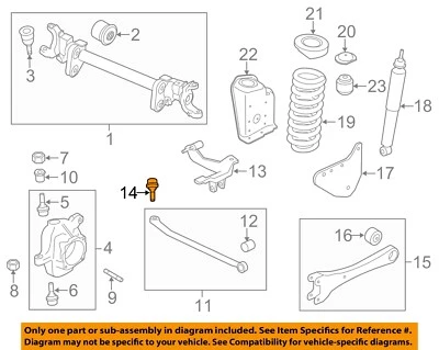 Оригинальные сверхпрочные передние шаровые шарниры FORD 08-10 F-250 BC3Z3050C - Изображение 1 из 2