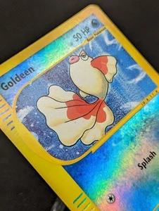 Goldeen 111/165 REVERSE HOLO Common Pokemon Expedition E Series Vintage PL - Picture 1 of 6