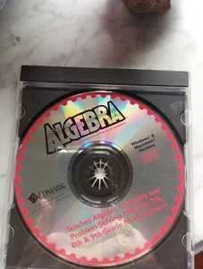 Edmark Algebra Problem Solving For 7th 8th And 9th Grade CD-ROM - Picture 1 of 3