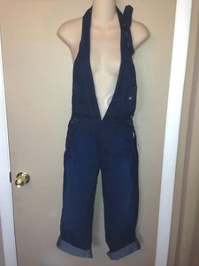 ADRIANO GOLDSCHMIED THE VICTORY COTTON JEANS LADIES JUMPSUIT SIZE 26 NEW $198 - Picture 1 of 12