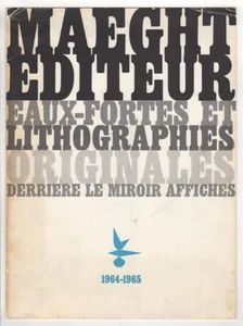 Maeght. Eaux-Fortes [etchings] et Lithographies Originales: Derriere. Paris 1965 - Picture 1 of 4