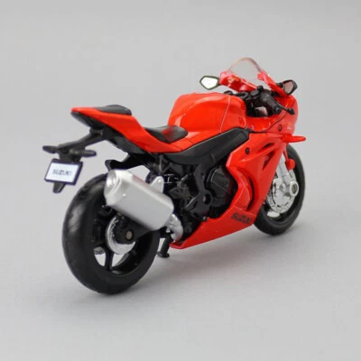 1:18 Suzuki GSX-R1000 Motorcycle Model Diecast Motorbike Toy Vehicle Boys Red - Image 1 of 4
