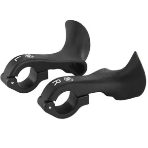 1 Pair Ergonomic Bar End Handlebar Grips Cycling Bicycle MTB Mountain Bike - Picture 1 of 12