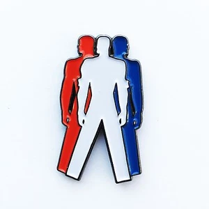 LETZTER RESORT - ORIGINAL TYP Emaille Pin Oi! Punk Rock Skinhead Streetpunk  - Bild 1 von 2