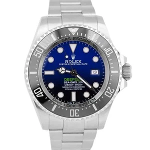 MINT 2021 NEW CARD Rolex Sea-Dweller Deepsea 126660 JAMES CAMERON Blue 44mm BOX - Picture 1 of 6