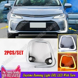 2x Daytime Running Light DRL LED With Turn For Toyota Corolla Altis EU 2019-2024 - Picture 1 of 7
