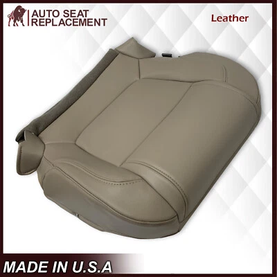 For 2011 2012 2013 2014 2015 Ford Explorer Leather Driver Bottom Seat Cover Gray - Image 1 of 4