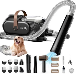 Bunfly 3L Hund Haustier Tierpflege Vakuum Set mit 11 Aufsätzen, Haarschneidemaschine Schuppen - Bild 1 von 15