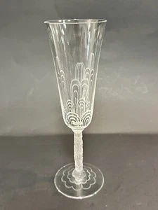 Eccellente flauto champagne Baccarat Les Jets D'Eau Pattern - Foto 1 di 5