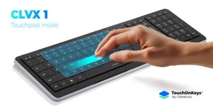 CLVX 1 - Gesture Keyboard with Touchpad Inside - Mac, Windows, Linux - US ANSI - Picture 1 of 8