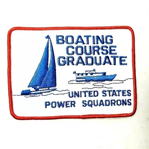 United States Power Squadron corso di nautica laurea ferro su toppa mai usato - Foto 1 di 3