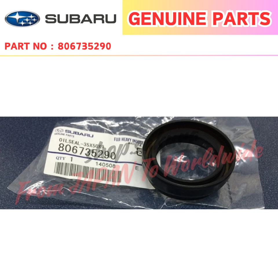 OEM 2003-2018 Subaru Axle Oil Seal Set Impreza WRX STi Legacy Outback Forester - Image 1 of 1