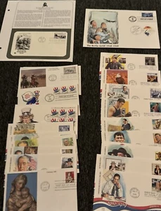 (25+) 1998 First Day Covers- Postal Commemorative Society PCS US Stamps Panels - Picture 1 of 8