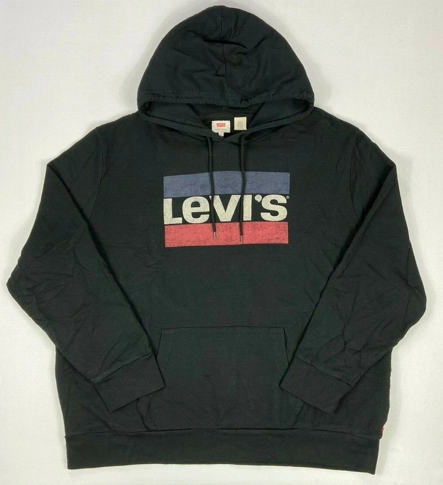 NEW Men's Levi's Faded Screen Print Hoodie Hoody - Image 1 of 1