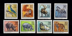 102382/RDA 1975 - Mi 2030-2037 - animales de zoológico - sin usar - Imagen 1 de 1