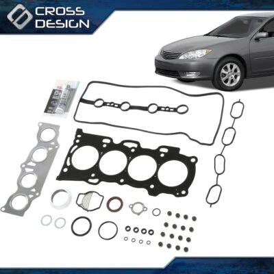 Juego de juntas de culata aptas para Toyota Highlander Camry Solara Scion tC 2.4 MLS 01-06 Foto 1 de 4
