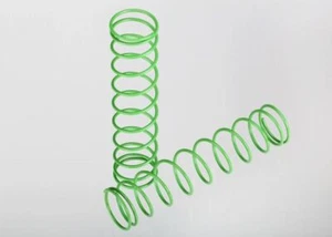 Traxxas 1/10 Scale Green Rear Shock Springs (2pcs) TRA3757A - Picture 1 of 1