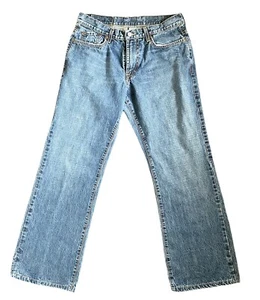 Lucky Brand Jeans Mens 31 Blue Denim Dungaree Classic Fit Adult Casual USA Made - Picture 1 of 9