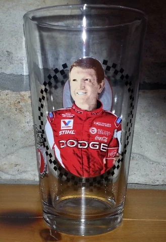 Nascar Bill Elliott Pint Glass Tumbler Chase Elliott Dad Coca Cola #9 Dodge Cover