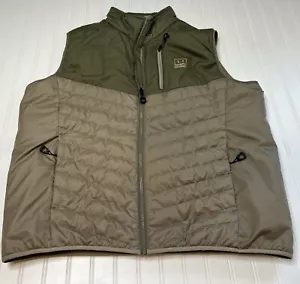 HUK XXL Icon X Puffy Vest Two-Toned Zip Front Primaloft Fishing Fallen Rock - Picture 1 of 4