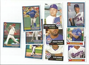 2016 TOPPS ARCHIVES RANGERS TEAM SET NOLAN RYAN FEILDER BELTRE ODOR DARVISH - Bild 1 von 1