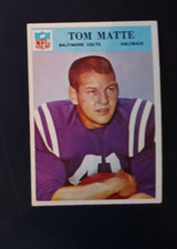 1966 Philadelphia Gum Tom Matte Card #19 near mint (see scan)