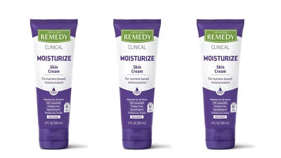 Medline Remedy Moisturize Skin Cream Hypoallergenic 4oz Unscented, 3 Pack - Image 1 of 2