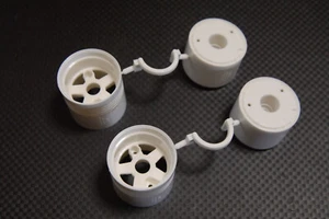 TAMIYA 1/10 MAZDA 787B front and rear wheel set 956 C11 XJR12 R91CP - Picture 1 of 2