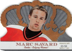 2000-01 Crown Royale Premiere Date #19 Marc Savard /80 - Picture 1 of 2