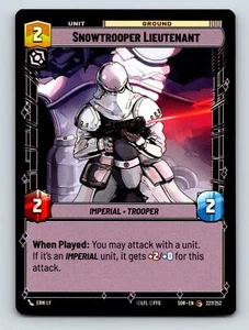 Command Villainy Snowtrooper Lieutenant Imperial Trooper Unit Ground - Picture 1 of 10