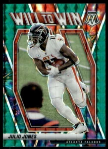 2021 Panini Mosaic Will to Win Mosaic Green Julio Jones Atlanta Falcons #WW-14 - Picture 1 of 2