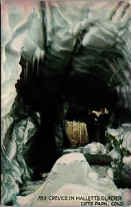 Vintage Colorado CO Postkarte Stes Park; Spalte in Hallett's Glacier - Bild 1 von 3