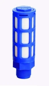 2pcs 1/4" BSP Thread Valve Muffler Exhaust Vent PSL-02 Pneumatic Blue Filter UK - Picture 1 of 1