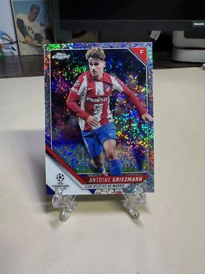 2021-22 Antoine Griezmann Topps Chrome UEFA Champions League Speckle Refractor  - Image 1 of 2