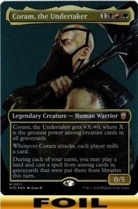 1x - Coram, the Undertaker - FOIL BORDERLESS #11 - CMR: Modern Horizons 3 MTG - Bild 1 von 1