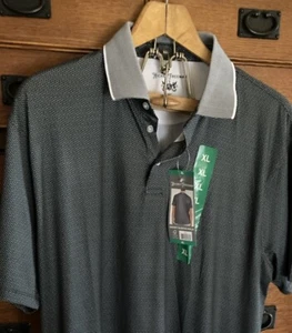 Hickey Freeman Polo Shirt , Size XL Blues Geometric Mens - Picture 1 of 11