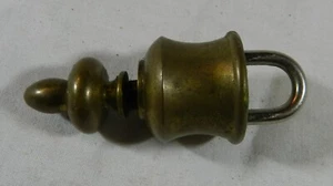 Small fancy Brass Lock with key - Probably for a Jewelry Box - Picture 1 of 5