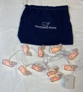 Vineyard Vines Whale LED String Of Lights Cloth Bag - Picture 1 of 4