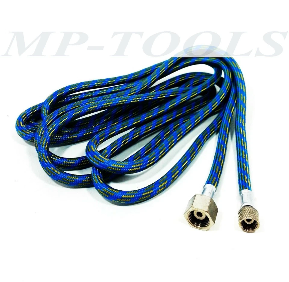 TUBO ARIA COMPRESSA 3MT TELATO COMPRESSORE AEROGRAFO ATTACCO 1/8" F-1/4" F - Immagine 1 di 1