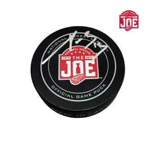 PAVEL DATSYUK Signed "Farewell Season at the Joe" Official Game Puck - Picture 1 of 2